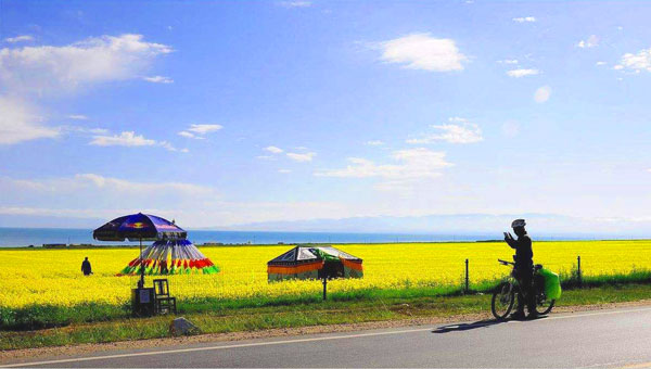 青海湖骑行包车